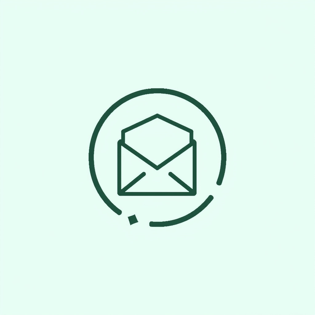 Simple blue wordmark logo reading Dublin Email Academy in clean sans-serif lettering with a small envelope icon, designed for clarity and quick recognition.